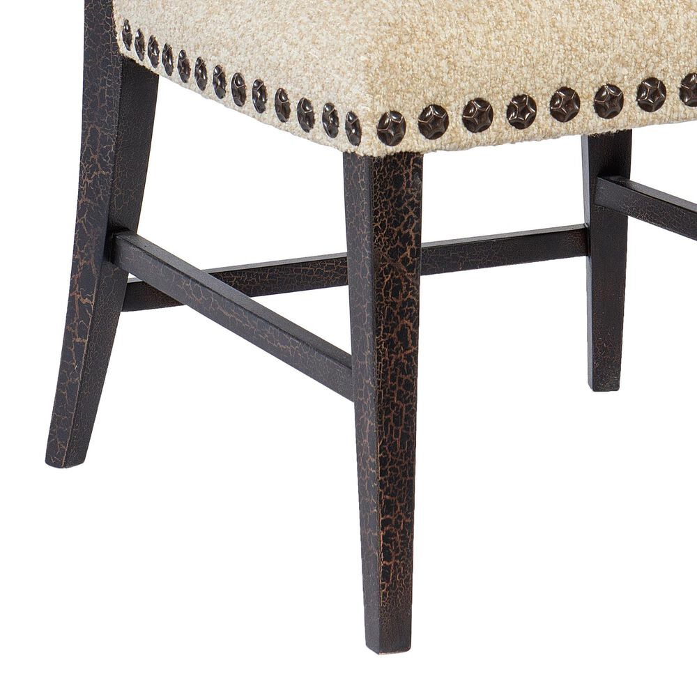 Hooker Furniture Big Sky Upholstered Side Chair in Charred Timber, , large