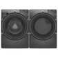 Whirlpool 4.5 Cu. Ft. Smart Front Load Washer and 7.4 Cu. Ft. Smart Electric Dryer Laundry Pair in Volcano Black, , large