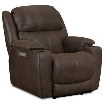 HomeStretch Arthur Triple Power Recliner in Walnut, , large