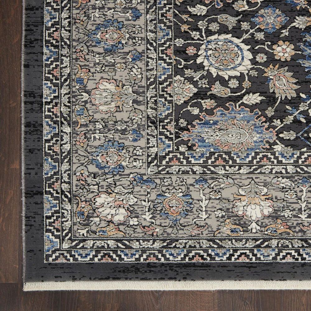 Nourison Starry Nights STN11 10&#39; x 13&#39; Grey and Blue Area Rug, , large