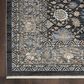 Nourison Starry Nights STN11 10" x 13" Grey and Blue Area Rug, , large