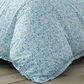 Revman Jaynie Wintergreen 2-Piece Twin Duvet Set in Pastel Blue, Aqua and White, , large