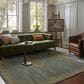 Magnolia Home Mona Aqua and Wheat 8"10" x 12" Area Rug, , large