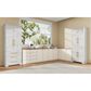 HOMLUX HOMLUX 78.2" Tall Farmhouse Kitchen Pantry Cabinet with 8 Door Shelves, Storage Cabinet with 3 Adjustable Shelves, 3 Large Drawers, Versatile Cupboard for Kitchen, Dining & Bathroom, Retro White, , large