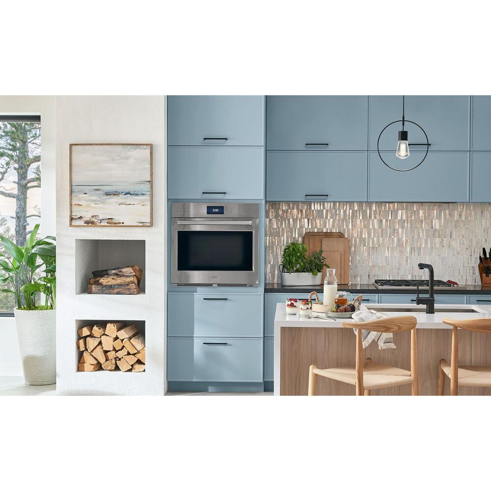 Wolf 30" E Series Professional Built-In Single Oven in Stainless Steel, , large