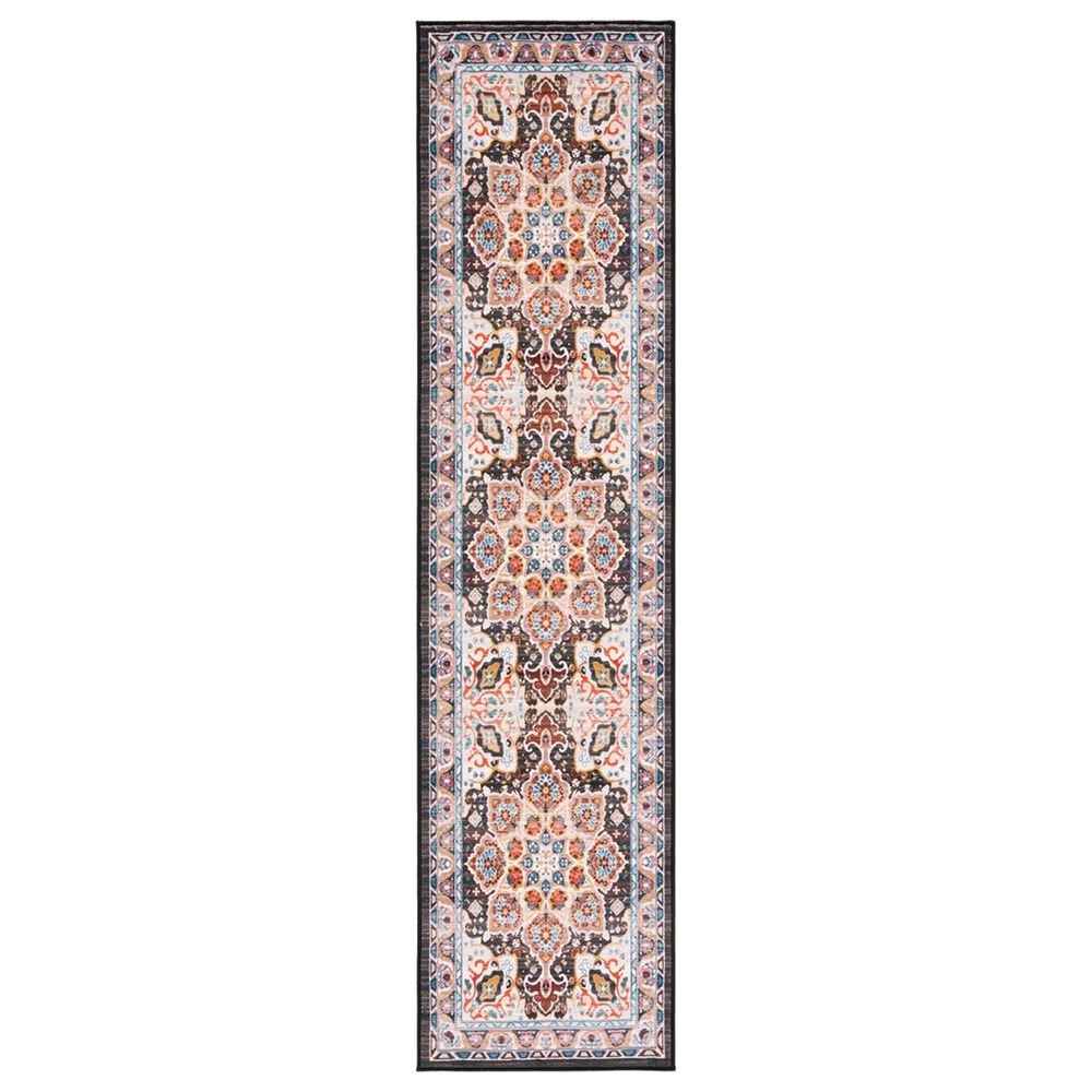 Safavieh Riviera 2"2" x 9" Beige and Charcoal Runner, , large