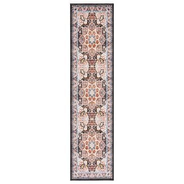 Safavieh Riviera 2"2" x 9" Beige and Charcoal Runner, , large