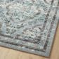 Rifle Paper Co Crafted by Cloth and Company Courtyard 2" x 5" Chateau Blue Runner, , large