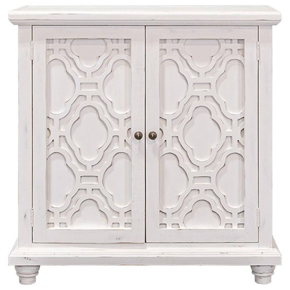 Rustic Root Premier Calais 2-Door Console Cabinet in Sierra White, , large