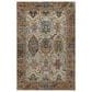 Dalyn Rug Company Silk Road Copper, Ivory, Gold, Brown, Blue, Aloe and Blush 8" x 10" Area Rug, , large