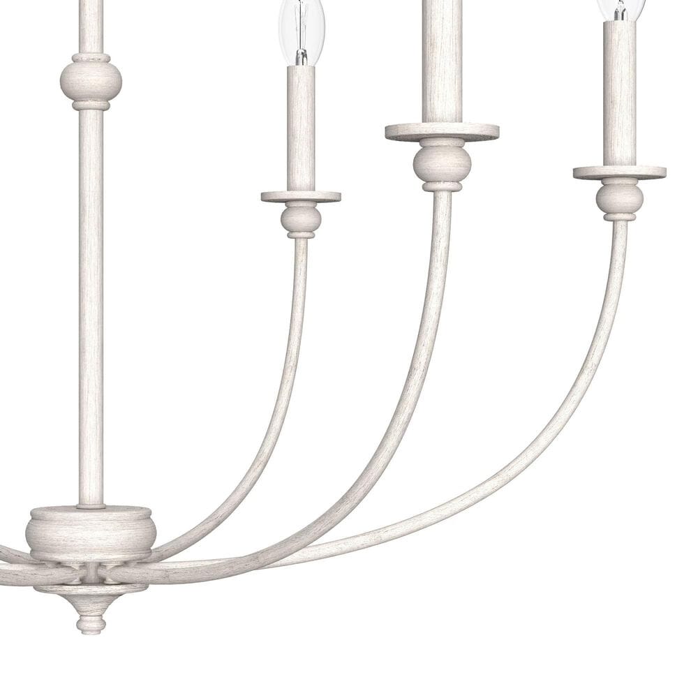 Hunter Southcrest 6-Light Chandelier in Distressed White, , large