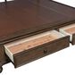 Riva Ridge Oxford 5 Piece California King Panel Storage Bedroom Set in Cocoa with AC Outlets and USB Ports, , large