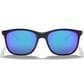 Ray-Ban Chromance Square Sunglasses with Blue Lenses in Matte Black, , large