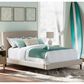 Ashley Cielden Full Upholstered Platform Bed with Roll Slats in Tan, , large
