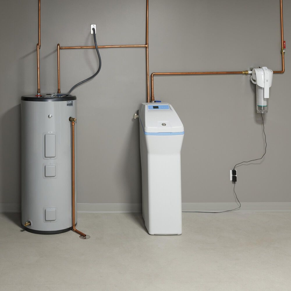 GE Appliances 40-Gallon Short Electric Water Heater in Gray, , large