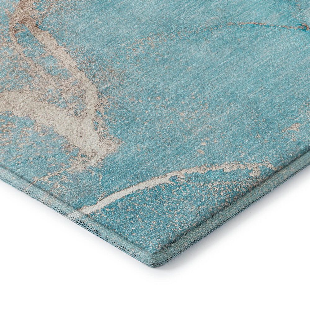 Dalyn Rug Company Odyssey OY7 Teal 2'6" x 3'10" Area Rug, , large
