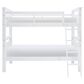 Linon Home Decor Beckett Twin Over Twin Bunk Bed in White, , large
