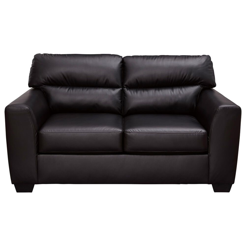 Ashley Glennbre Stationary Loveseat in Midnight, , large