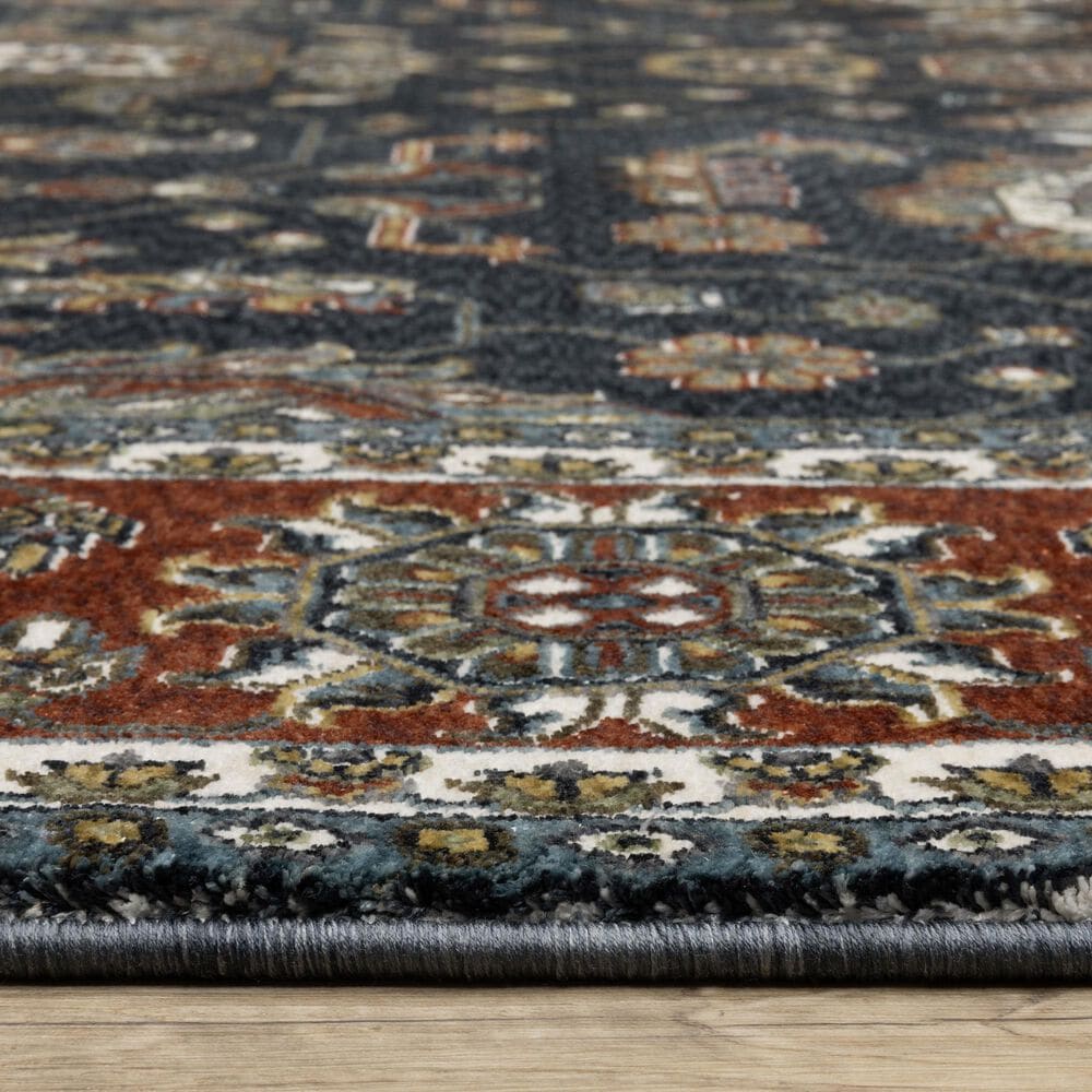 Oriental Weavers Vivian VI05A 6&#39;7&quot; x 9&#39;6&quot; Blue Area Rug, , large