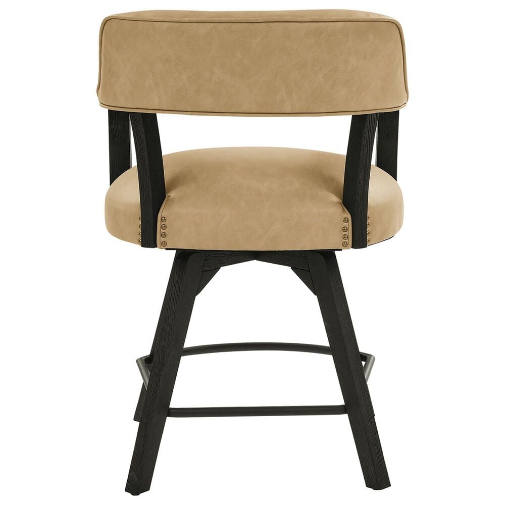 Steve Silver Rylie 24-inch Game Counter Captains Stool in Black, , large