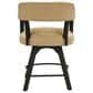 Steve Silver Rylie 24-inch Game Counter Captains Stool in Black, , large