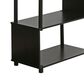 HOMLUX Flexi 5-Tier Rack Bookshelf in Espresso, , large