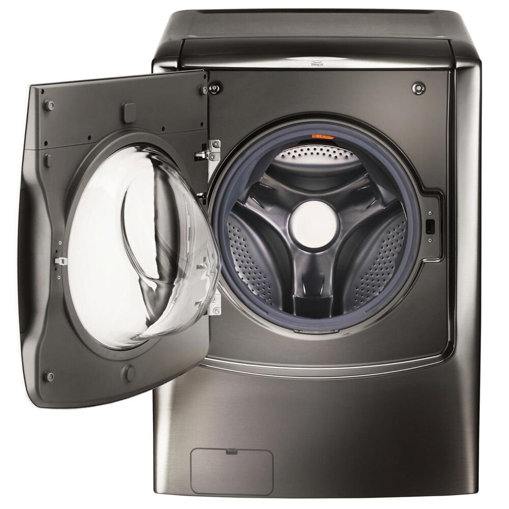 LG 5.8 Cu Ft. Mega Capacity Washer in Black Stainless Steel, , large