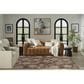 Nourison Garden Oasis Floral Mocha 6" x 9" Indoor/Outdoor Area Rug, , large