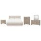 Urban Home Gardenia 5-Piece King Bedroom Set in Chai, , large