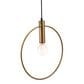 Zuo Modern Irenza Ceiling Lamp in Brass, , large