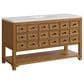 James Martin Vanities Malibu 60" Single Bathroom Vanity in Amber Birch with 3 cm Ethereal Noctis Quartz Top and Rectangular Sink, , large