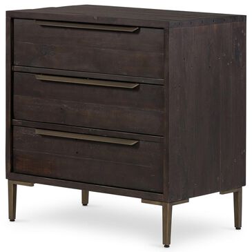 Four Hands Wyeth 3-Drawer Dresser in Dark Carbon and Antique Brass, , large