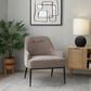 Lumisource Marcel Accent Chair in Light Brown, , large