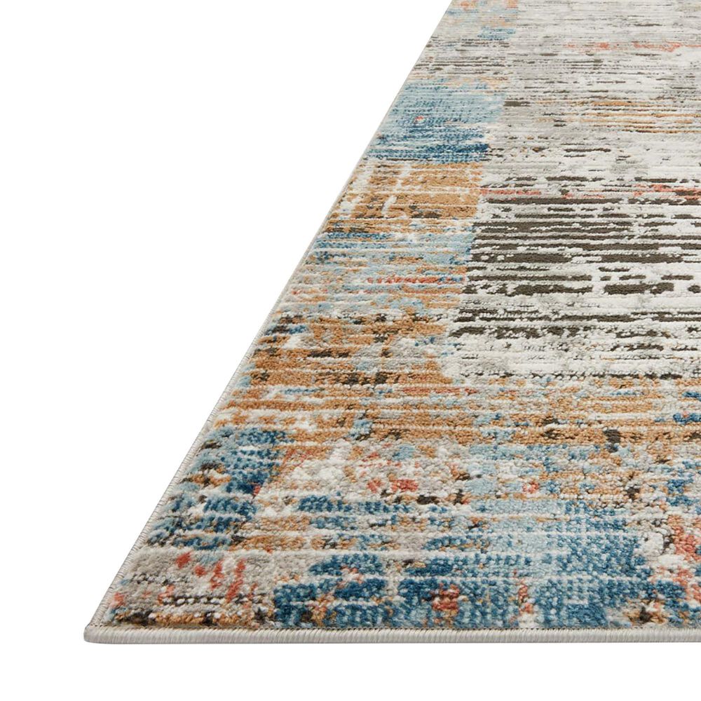 Loloi II Bianca  2&#39;8&quot; x 4&#39; Ash and Multicolor Area Rug, , large