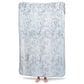 Duke Imports Snow Paisley Plush Throw in White, , large