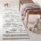 Safavieh Carousel 2" x 8" Pink and Ivory Kids Runner, , large
