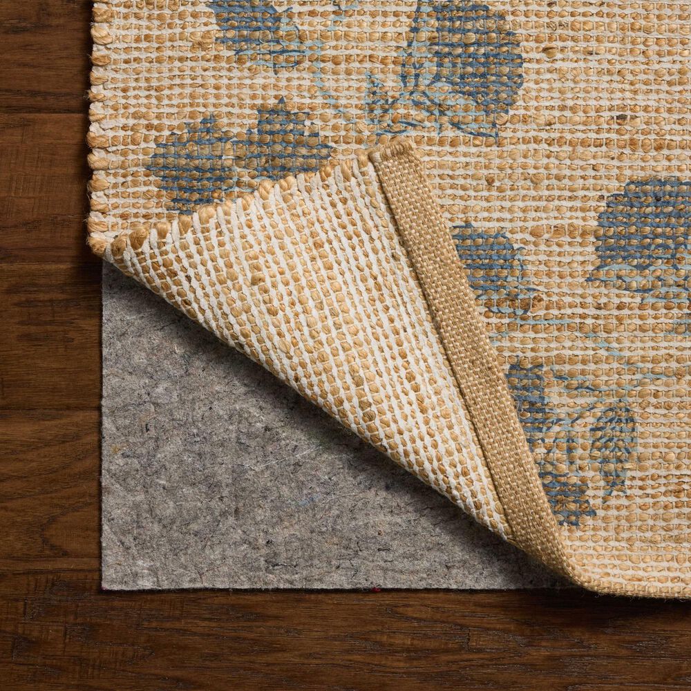 Chris Loves Julia x Loloi Rue Natural and Denim 3'6" x 5'6" Area Rug, , large