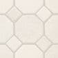 Dal-Tile Relicca Pristine 12" x 12" Octagon Dot Ceramic Mosaic Sheet, , large