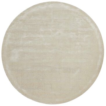 Nourison Twilight TWI09 8" Round Ivory Area Rug, , large