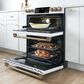 Cafe 30" Slide-In Double Oven Electric Range in Matte White, , large