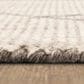 Karastan Tangier RG187-620 4" x 6" Tribal Diamond Silver Area Rug, , large