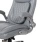Valor Living Executive Chair with Grey Upholstery in Titanium, , large