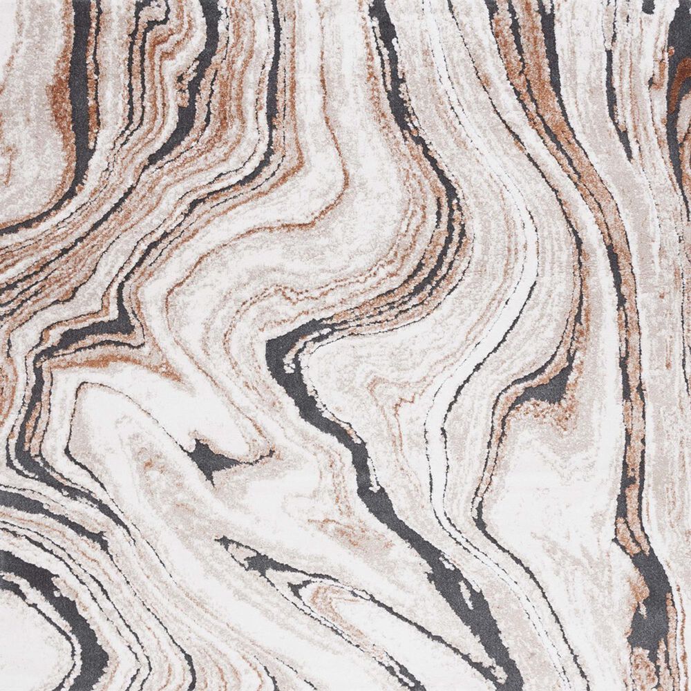 Safavieh Cyrus Shag CYR136A 8&#39; x 10&#39; Beige and Rust Area Rug, , large