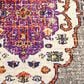 Safavieh Monaco MNC246L-212 2"2" x 12" Violet/Light Blue Runner, , large