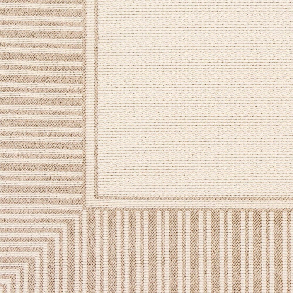 Surya Alfresco 2&#39;5&quot; x 11&#39;10&quot; Brown and Beige Indoor/Outdoor Runner, , large