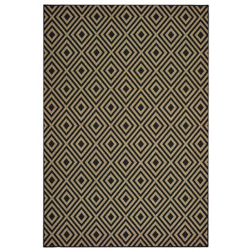 Oriental Weavers Marina 2335K 1"9" x 3"9" Black and Tan Area Rug, , large