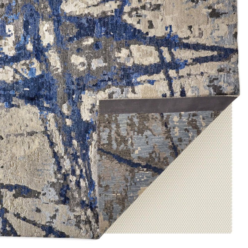 Feizy Gemma Gray and Blue 9&#39;6&quot; x 13&#39;6&quot; Area Rug, , large