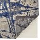 Feizy Gemma Gray and Blue 9"6" x 13"6" Area Rug, , large