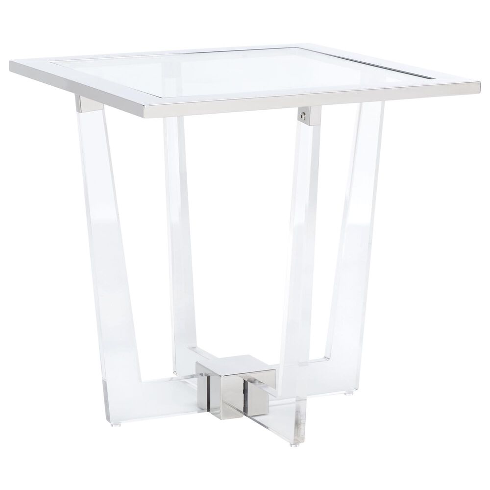 Safavieh Emerson Accent Table in Silver, , large
