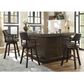 Radius 30" Bar Stool in Dark Distressed, , large